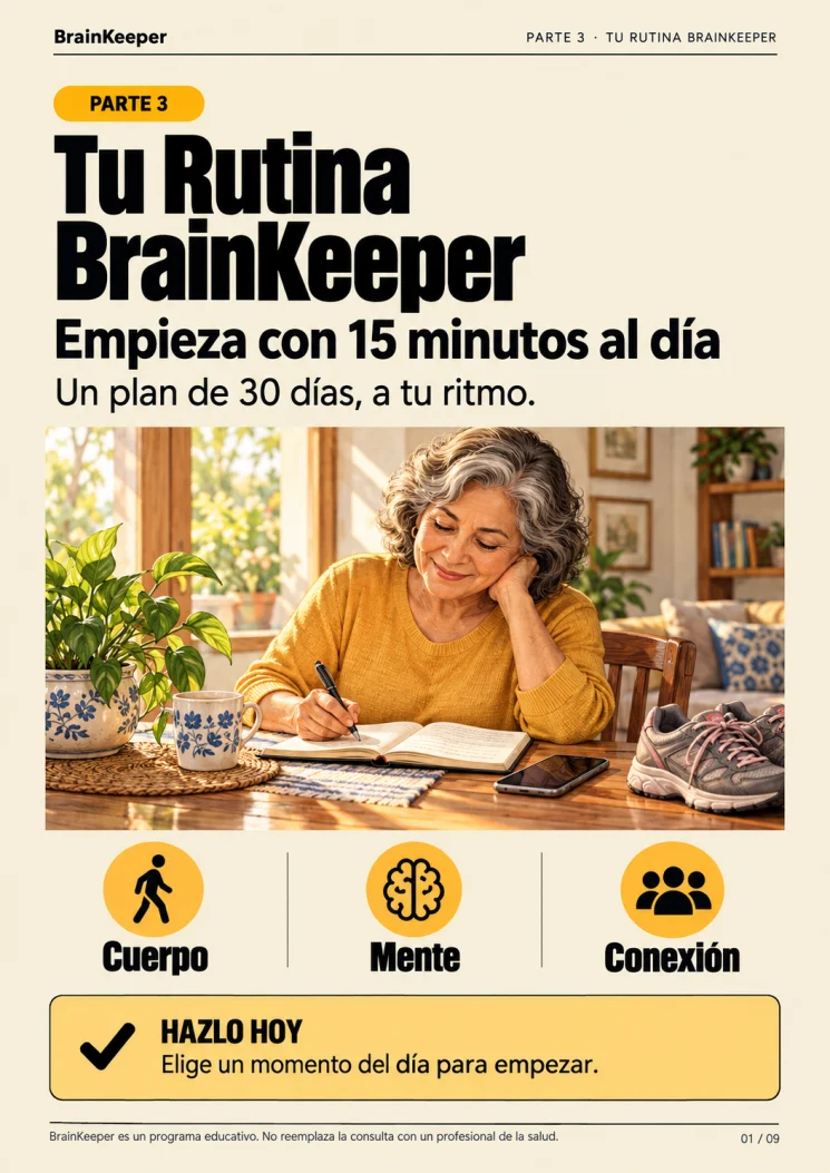 Portada de Tu Rutina BrainKeeper